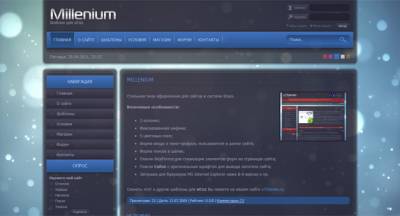 Шаблон для uCoz Millenium