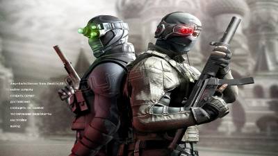 Фон меню Tom Clancys Splinter Cell